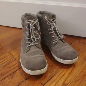 Sam Edelman Circus lace up booties in Gray size 7